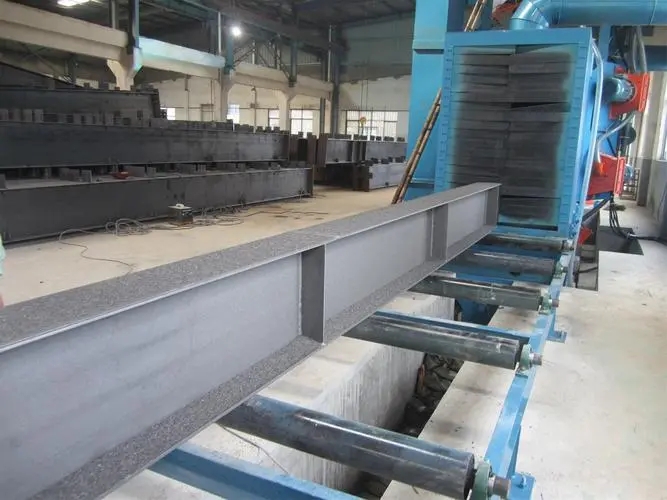 滨州自动输送重型工件喷砂机及其应用