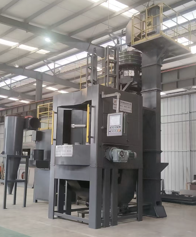 滨州转盘式喷砂机 提升圆形工件处理效率