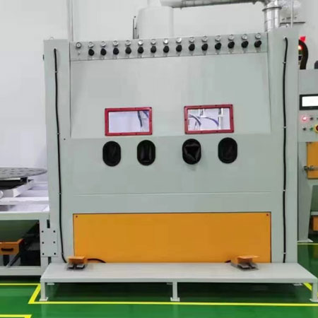 滨州高效生产，从箱体手动喷砂机开始，提升零部件质量